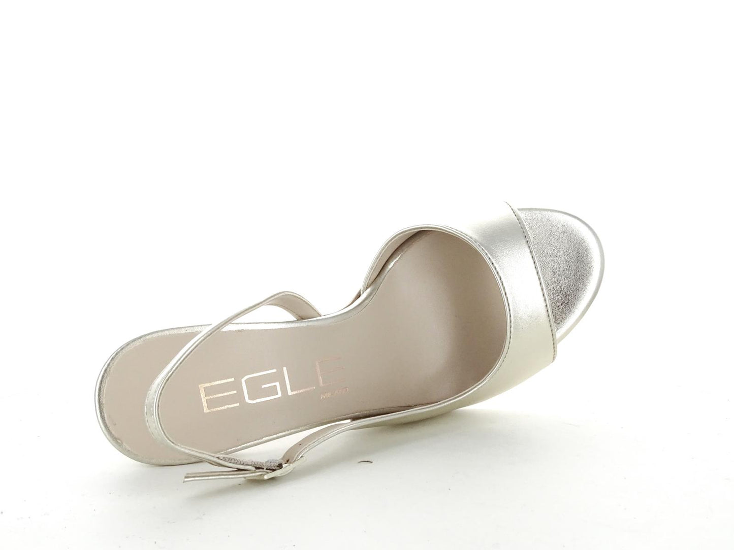EGLE Sandalo comodo in vera pelle con tacco alto Primavera/Estate